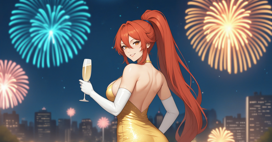 Meet Ember! The Flame-Wielding Sexy Waifu!