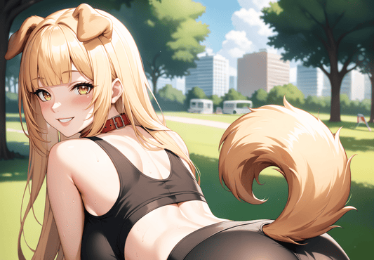 A Day in The Life of Your Anime Doggo Waifu Momo